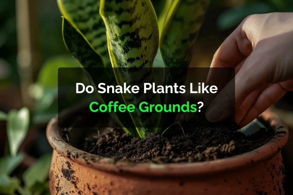 Do Snake Plants Like Coffee Grounds?